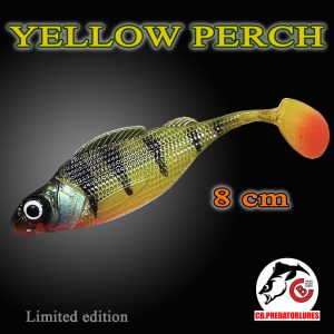 Shad  YELLOW PERCH, 8cm, Cod RP8CB002, culoare naturala