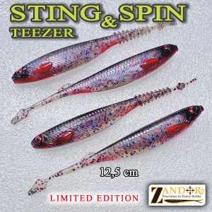 SPIN TEEZER/STING TEEZER, Set năluci pentru biban, șalău, știucă, somn, Cod: TT12EL3