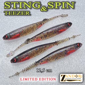 SPIN TEEZER/STING TEEZER, Set năluci pentru biban, șalău, știucă, somn, Cod: TT12EL6