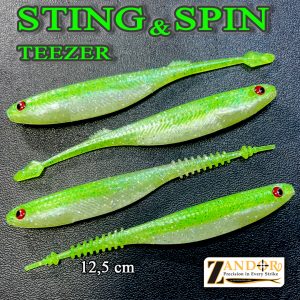 SPIN TEEZER/STING TEEZER, Set năluci pentru biban, șalău, știucă, somn, Cod: TT12CW