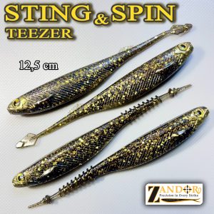 SPIN TEEZER/STING TEEZER, Set năluci pentru biban, șalău, știucă, somn, Cod: TT12GB