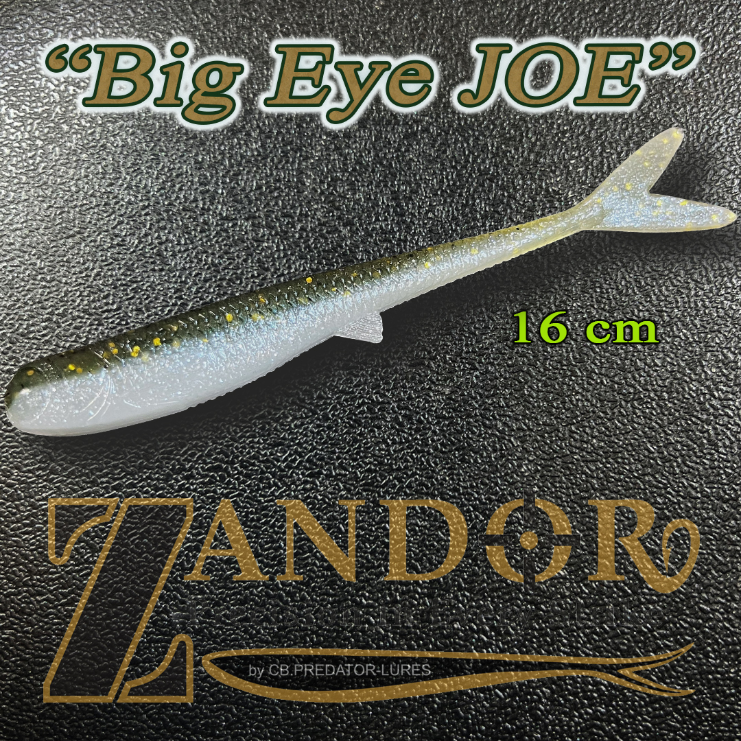 Shad pentru șalău, știucă, somn - Big Eye JOE, 15cm, Cod: BEJ15GW