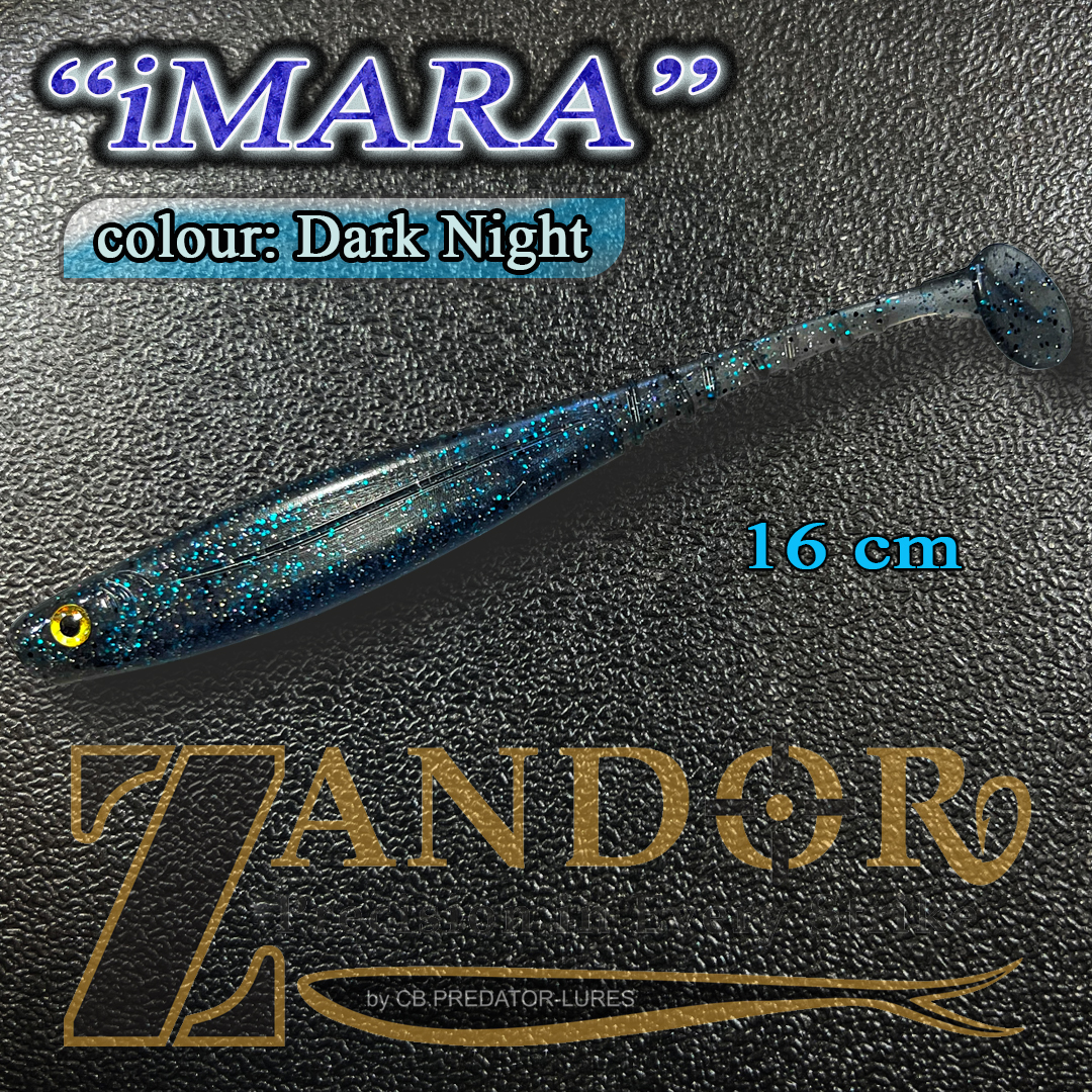 Shad pentru șalău, știucă, somn - iMARA, 16cm, Cod: IM16DN