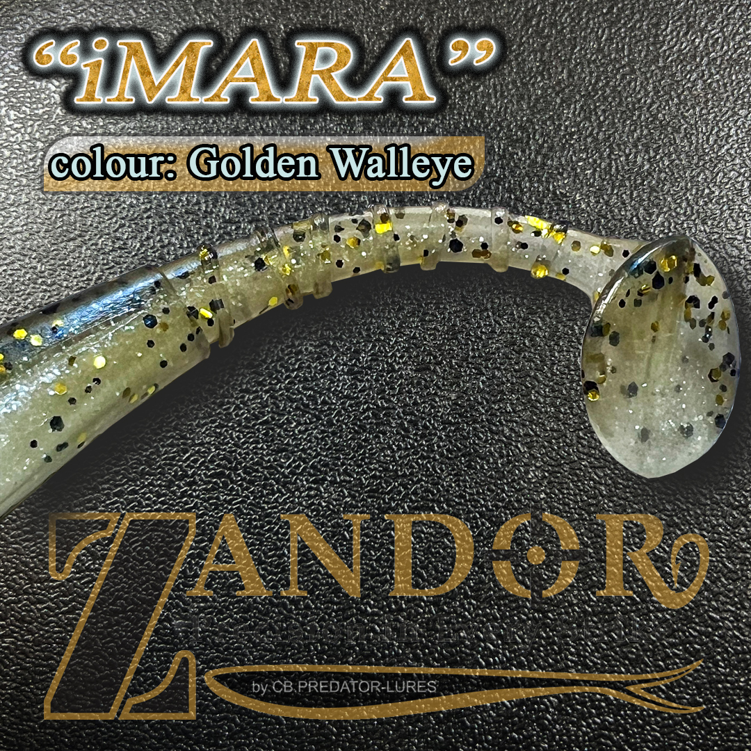 Shad pentru șalău, știucă, somn - iMARA, 16cm, Cod: IM16GW - imagine 3
